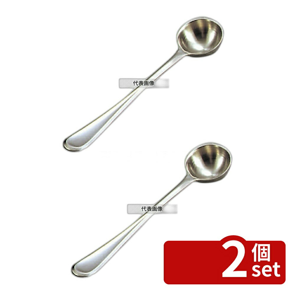 【2個セット】18-8(ステンレス) ピアス コーヒーメジャーカップ 小 5cc 6cc 139 スプーン No.4427200