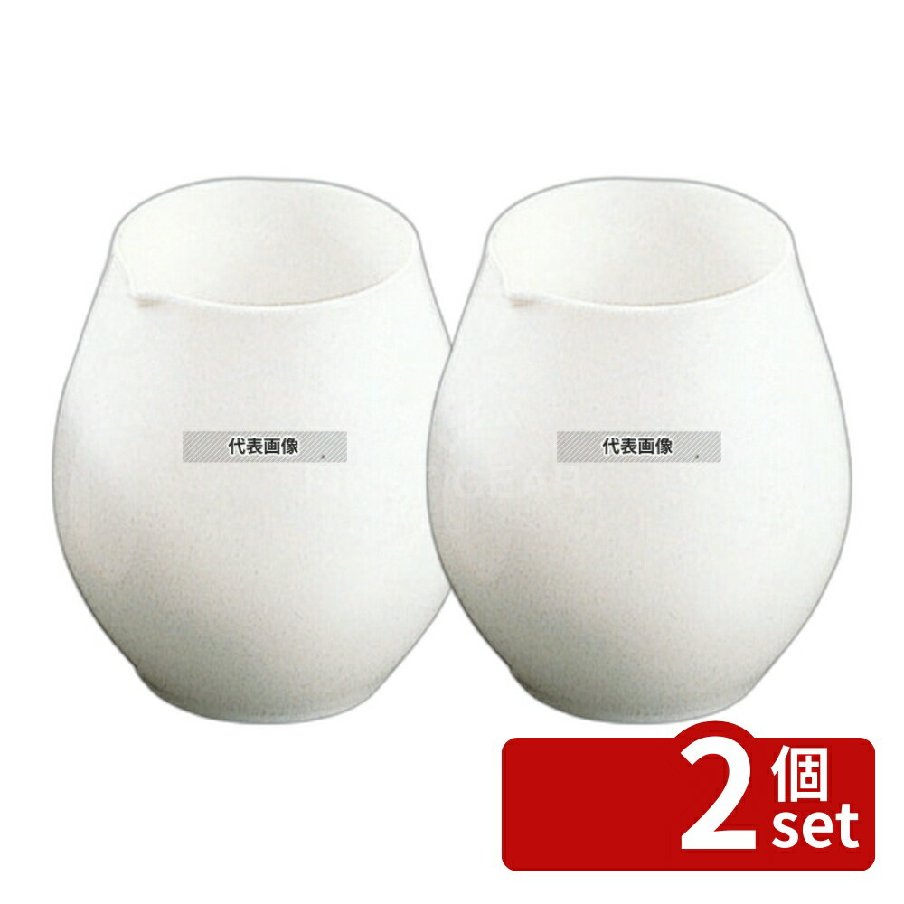 【2個セット】二ノ宮クリスタル ガラス テイファニー ミルクピッチャー 丸 小 32ml 32ml φ33×H44 カフェ/サービス用品/トレー No.4431700