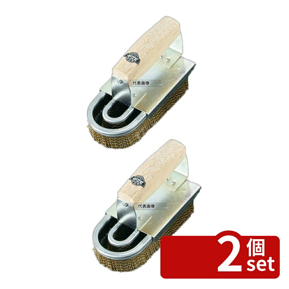 【2個セット】河村刃物 ユニットブラシ 大 全長130×幅60 130×60 清掃/衛生用品 No.6927800