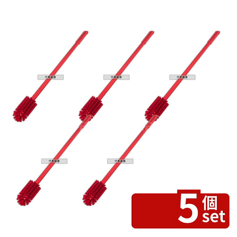 【5個セット】カーライル ミキサーブラシ L レッド 40006-C05 清掃/衛生用品 No.7029141