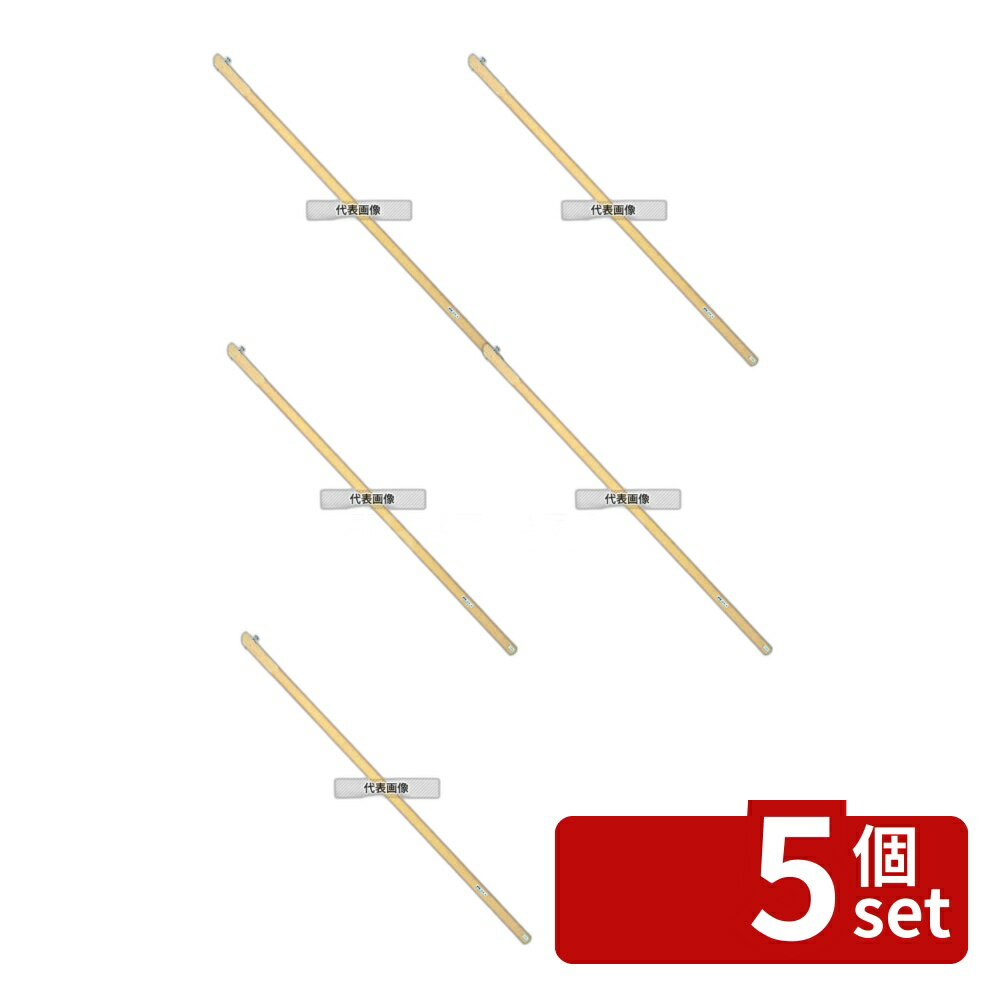 【5個セット】長谷川化学工業 抗菌 角柄 (ボルト付) KE100 100cm 100cm 柄 No.7329900