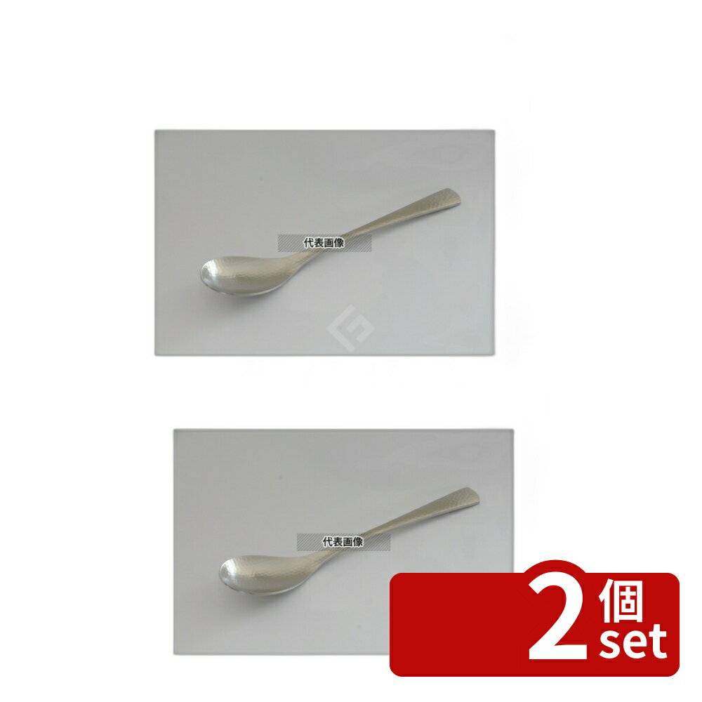 Rakuten - 【2個セット】和味 18-8(ステンレス) 和味 槌目入 デザートスプーン 185 カトラリー/箸 No.7444900