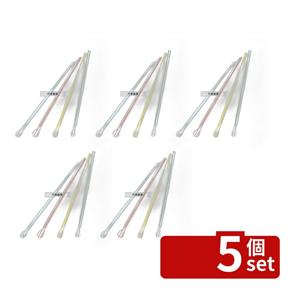 【5個セット】オザックス スプーンストロー裸 (500本入) φ6×210 φ6×H210 ブレンダー/ジューサー/かき氷 No.7526620