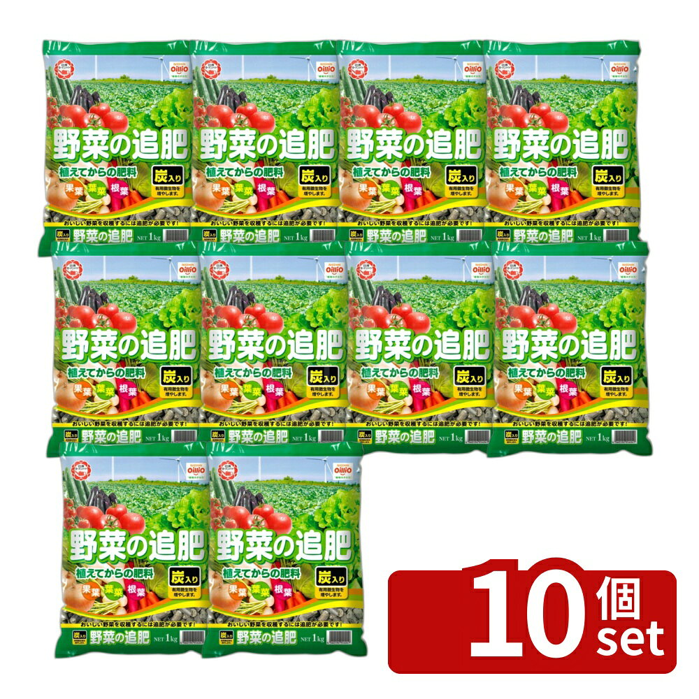 【10個セット】日清ガーデンメイト 野菜の追肥 1kg [4560194954047]