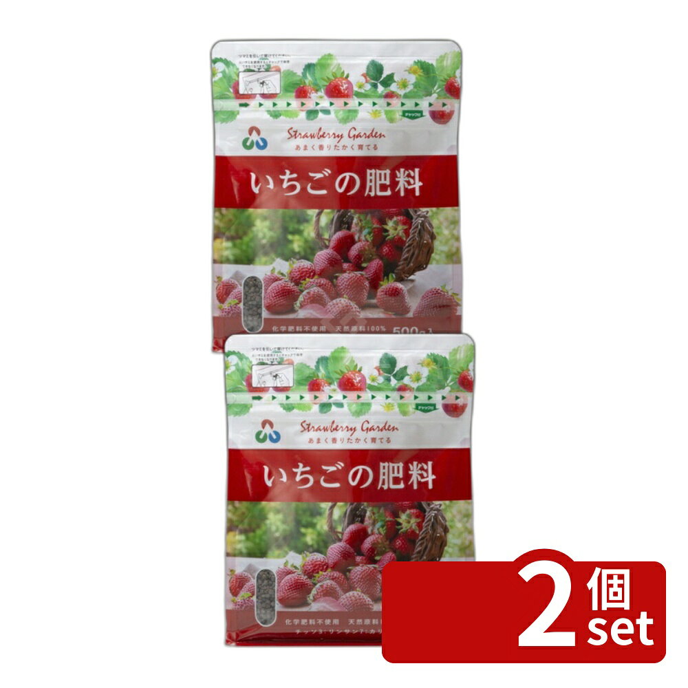 【2個セット】朝日アグリア いちごの肥料 500g