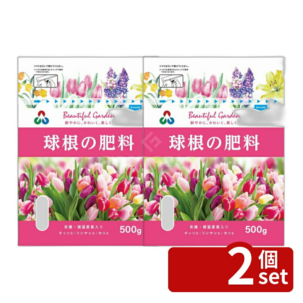 【2個セット】朝日アグリア ST球根の肥料 500g
