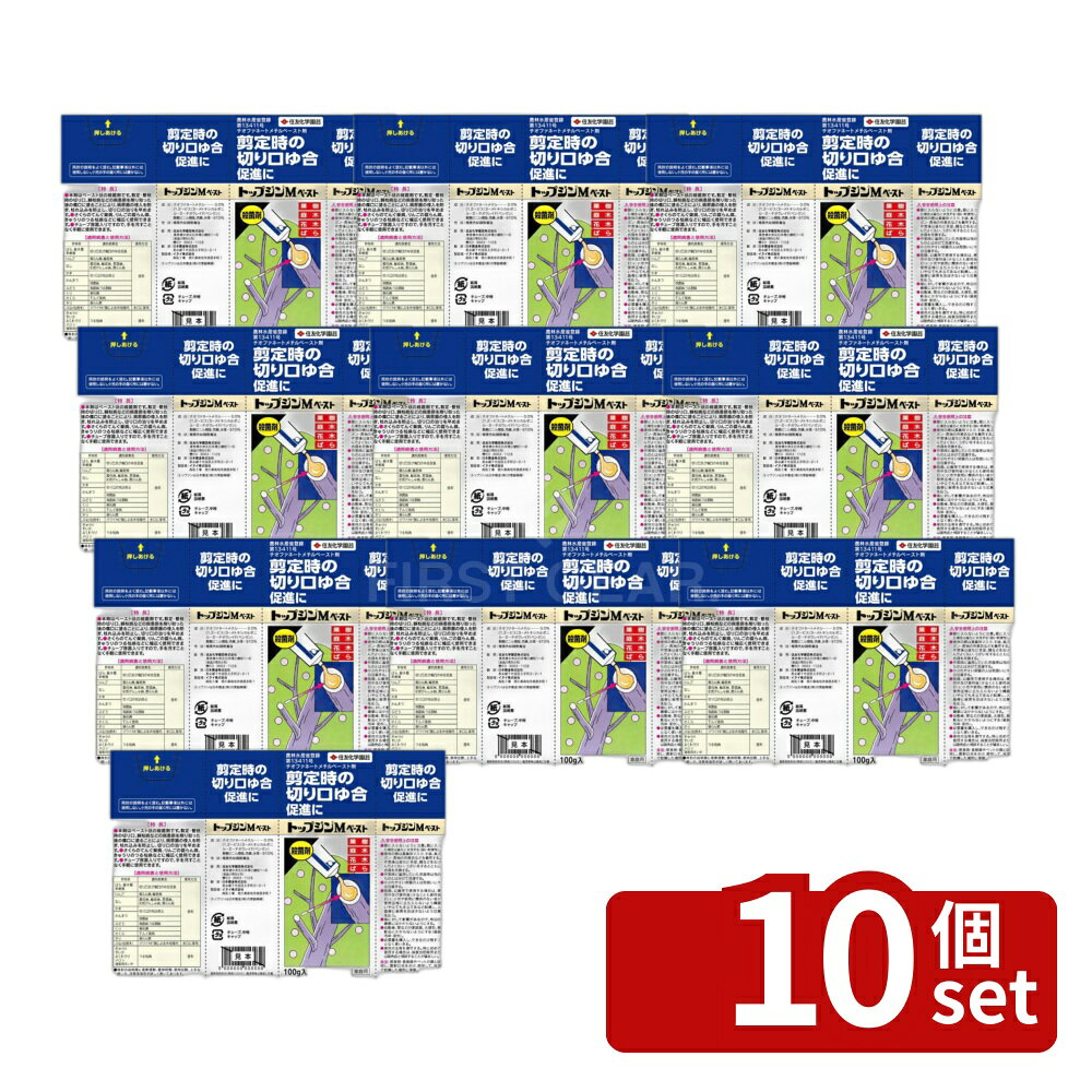 【10個セット】住友化学園芸 トップジンMペースト100g 園芸薬品 ペースト剤 病気対策 [4975292600138]