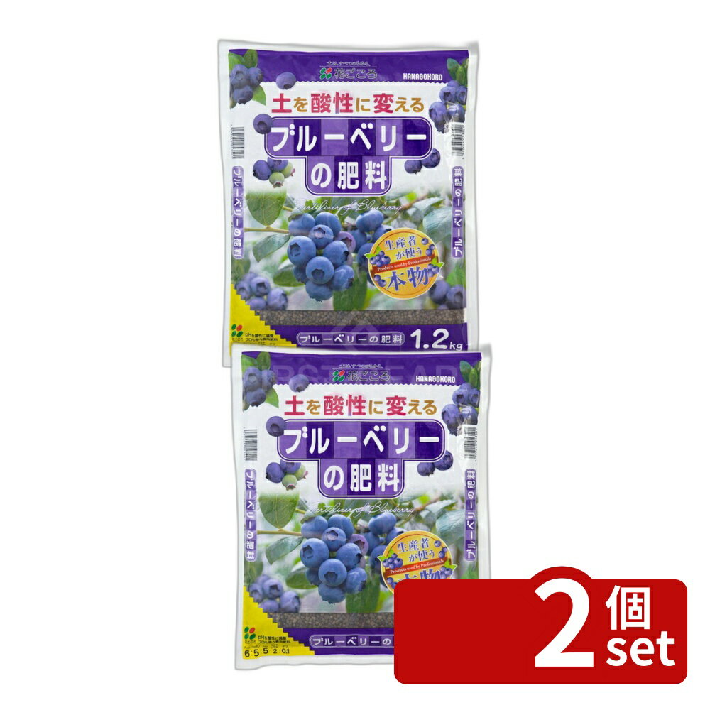 【2個セット】花ごころ ブルーベリーの肥料 1.2kg [4977445053501]