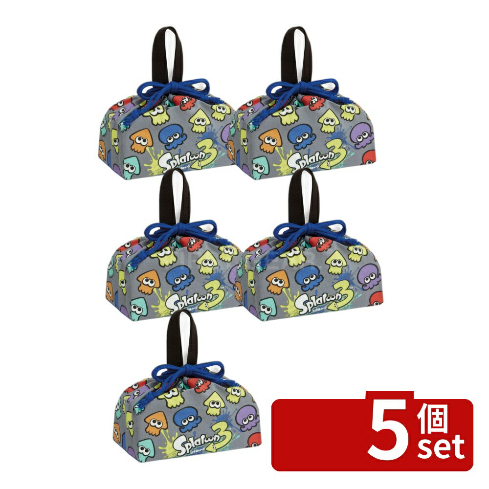 [5 개 세트] 스케이터 런치 건 착용 스플래툰 3 | 돈주머니 가방 귀여운 귀엽다