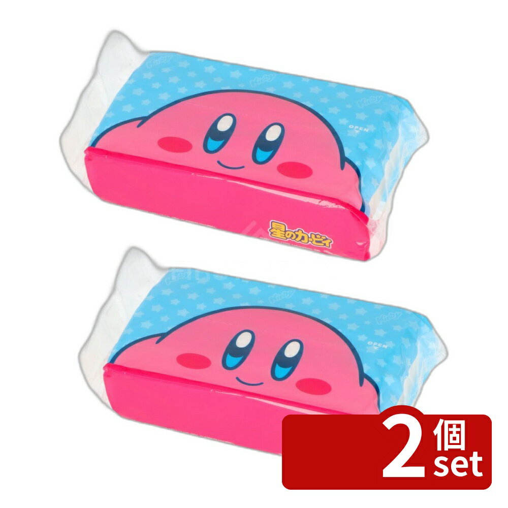 【2個セット】ダイレイ 星のカービィ ソフトパックティシュ120組 [単品内容量/1個] | 星のカ ...