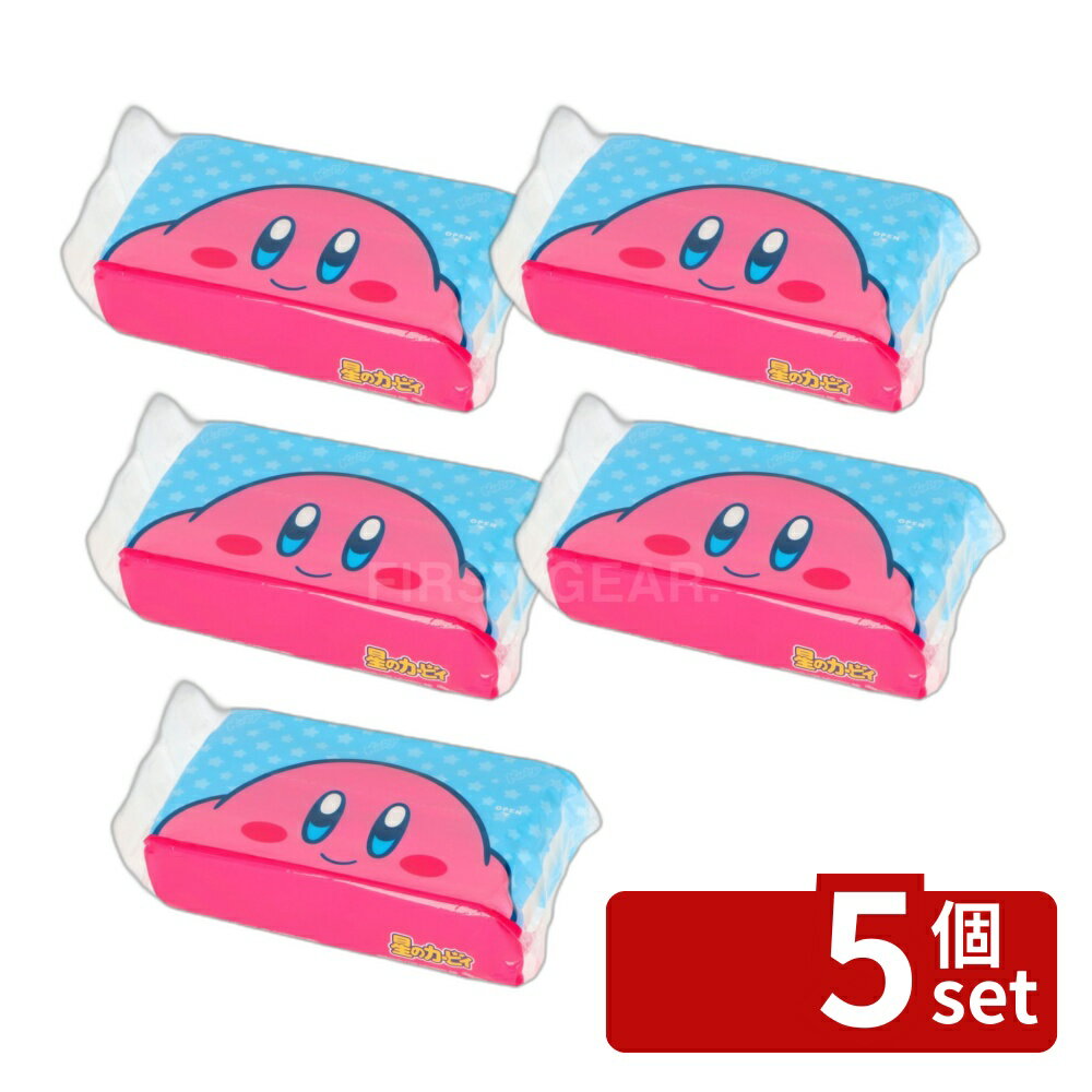 【5個セット】ダイレイ 星のカービィ ソフトパックティシュ120組 [単品内容量/1個] | 星のカ ...