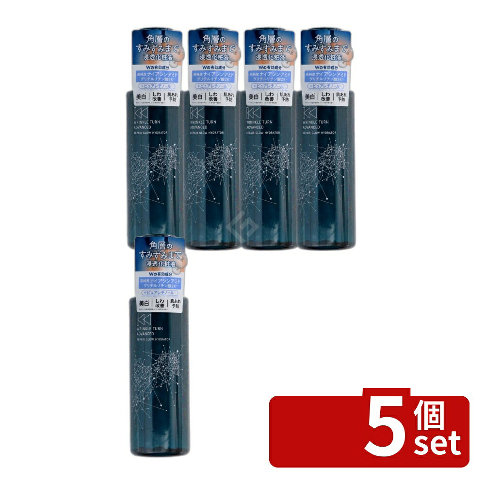 ＼レビュー特典有／【5個セット】常盤薬品工業 リンクルターン アドバンスト 薬用リペア グロウハイドレーター [単品内容量/240ml] | リンクルターン 薬用化粧液 ナイアシンアミド レチノール グリチルリチン酸 美容液 皮膚科 パック ベルガモット 香り アドバンスト first34-25196897 ファーストFACTORY パッケージ画像