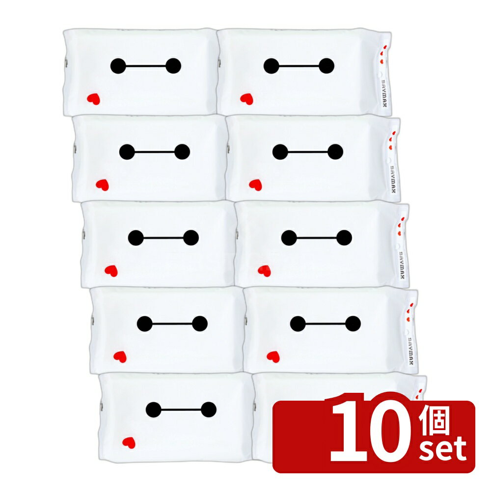 Tissue （Box） - 【10個セット】ハヤシ商事 ベイマックスソフトパックティシュ 100組 [単品内容量/1個] | ベイマックス ティッシュ ディズニー ソフトパック ふわふわ ティシュ パルプ100% おしゃれ おうち使い 持ち歩き ヘッダー付 グリーンティシュ ホワイトティシュ