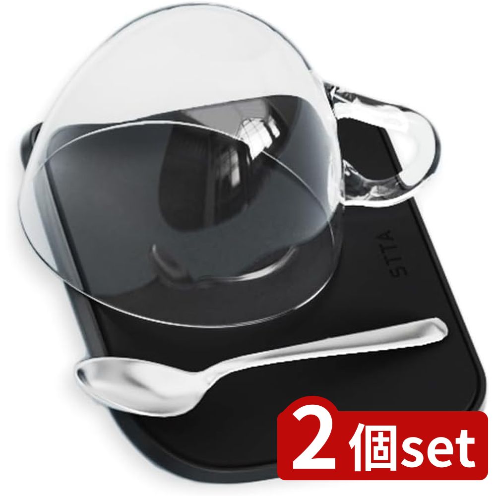 2個set アイオン 213-BK水切りマット&クロスSブラック | 水切りマット 吸水マット スポンジマット キッチンマット スポンジタオル 水切りタオル 速乾タオル ブラックマット 水切りクロス スポンジクロス シリコンマット 耐熱マット 洗面台マット シリコンクロス