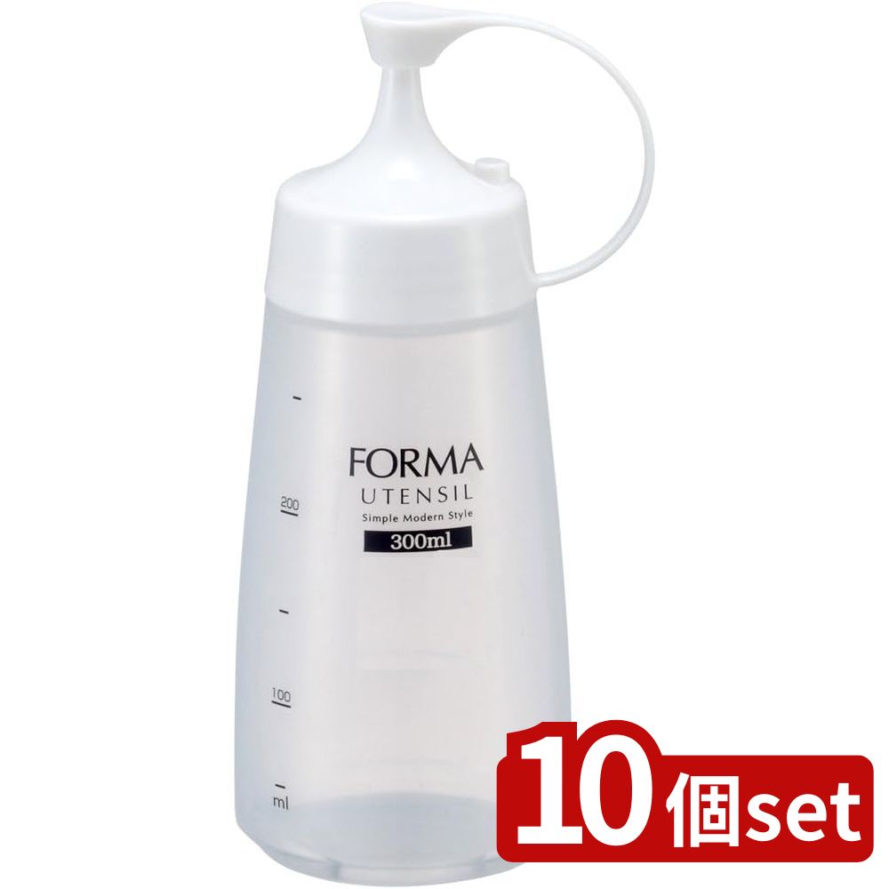 【10個セット】アスベル フォルマ 調味料ボトル細口(中)WH A2142 | 調味料ボトル フォルマ 調味料入れ ..