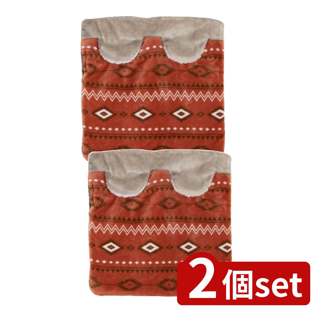 【2個セット】 ゼピール どこでもあったかフットウォーマー レッド (1点) | フットウォーマー ゼピール USB対応 暖房 寒さ対策 冷え性 自動オフタイマー 足暖房 どこでもあったか フットヒーター 家電 省エネ 暖かい ヒーター イス用マット