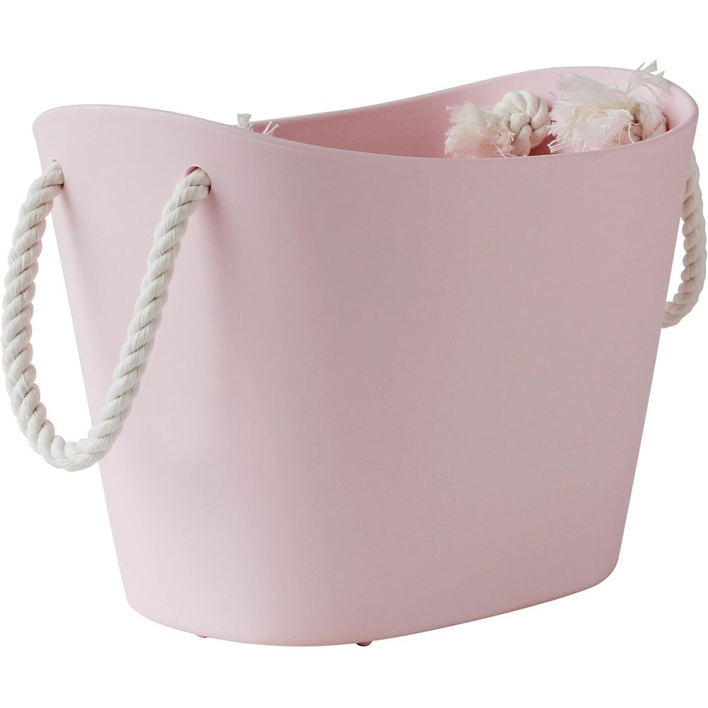 八幡化成 バルコロール ミニPK | バルコロール マルチバスケット 八幡化成 ピンク バスケット ミニバスケット 小物入れ 保存容器 軽量収納 2リットル 収納ボックス ポリエチレン ミニPK ソフト収納 生活雑貨 日本製 おしゃれバスケット かわいい収納