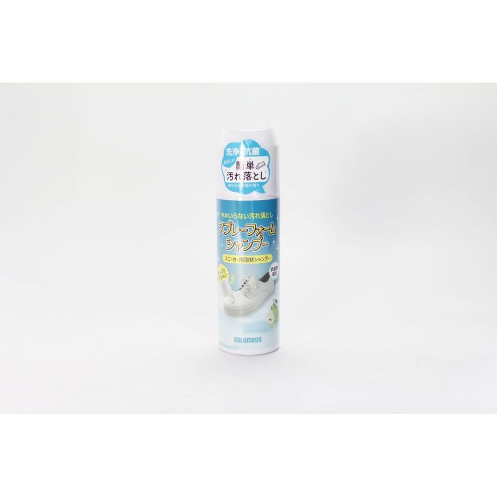 コロンブス スニーカーケアスプレーフォームシャンプー [単品内容量/220ml] | コロンブス スニーカーケア スプレー シャンプー クリーナー フォームタイプ シューケア 靴磨き 靴 用品 日本製 合成皮革 天然皮革 キャンバス