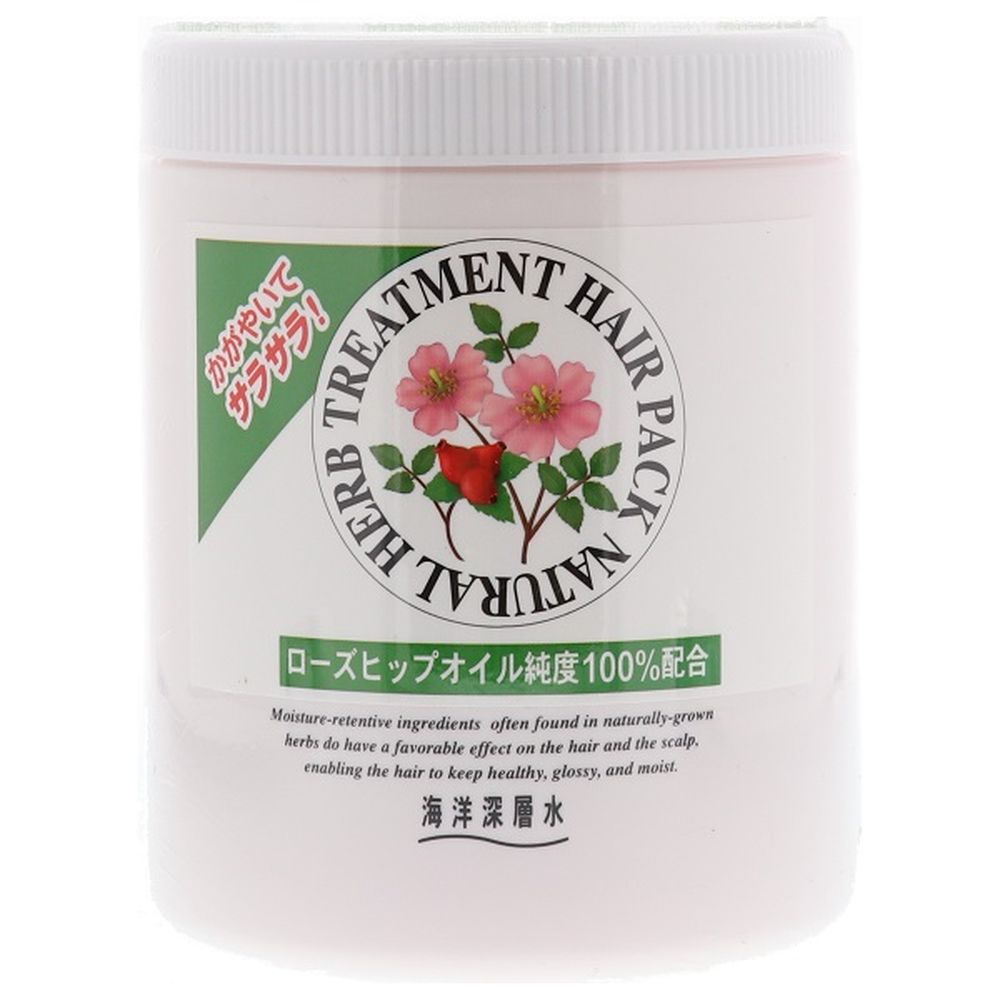 ジュン・コスメティック ナチュラルハーブヘアパックRH [単品内容量/800g] | ジュン・コスメティック ヘアパック ナチュラルハーブ ローズヒップオイル トリートメント 髪ケア ヘアトリートメント フローラルローズ 洗髪後