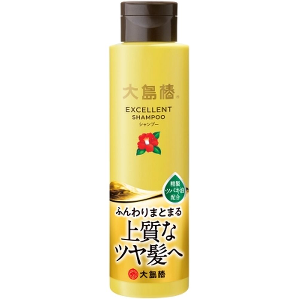 ＼レビュー特典有／大島椿 大島椿エクセレントシャンプー [単品内容量/300ml] | 大島椿 シャンプー 椿油 アミノ酸 洗浄成分 ノンシリコン 弱酸性 パラベンフリー 自然 花香 保護成分 補修成分 日本製 ヘアケア おすすめ ビューティー