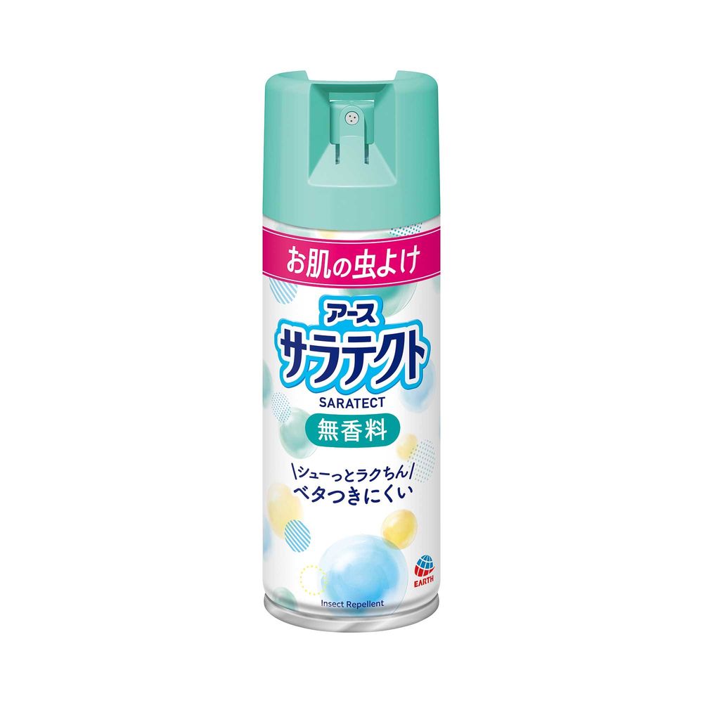 アース製薬 サラテクト 無香料 大型 [単品内容量/400ml] | サラテクト 蚊よけスプレー 虫よけスプレー 虫除け トコジラミ アウトドア 旅行 虫除け剤 ディート 忌避剤 バーベキュー キャンプ ノミ マダニ トコジラミ 無香料