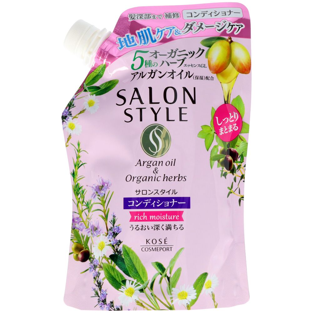 ＼レビュー特典有／コーセー サロンスタイル コンディショナー リッチモイスチュア 詰替え [単品内容量..