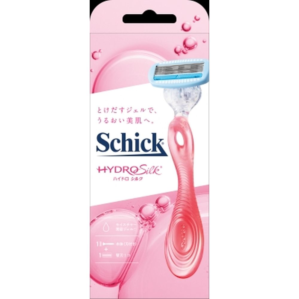 シック・ ハイドロシルク ホルダー(刃付き+替刃1コ) [単品内容量/1本] | Schick ハイドロシルク シック剃刀 シェービング 替刃 レディース シックハイドロ シック ハイドロ シルク シェーバー スキンフィット ハイドロ