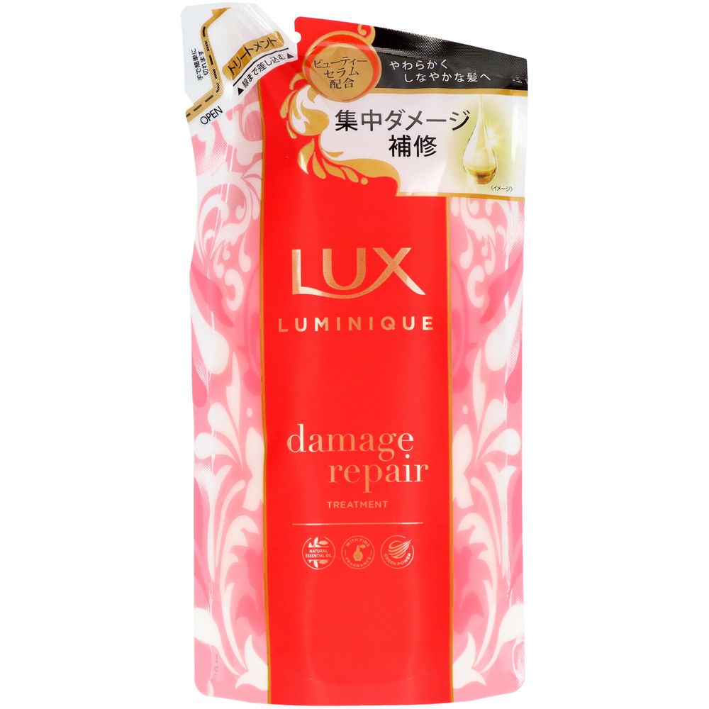 ＼レビュー特典有／ユニリーバ・ ラックス ルミニーク ダメージリペア トリートメント 詰替え用 [単品内容量/350g] | ラックス ダメージリペア トリートメント Lux ルミニーク ユニリーバ ヘアトリートメント フレンチスパ 天然オイル