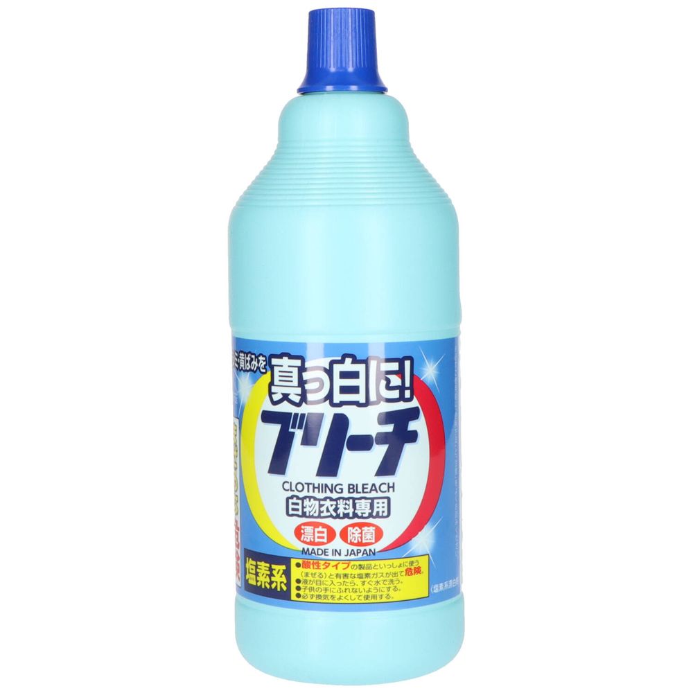 ロケット石鹸 衣料用ブリーチ大 [単品内容量/1500ml] | ロケット石 ブリーチ 衣料用 漂白剤 白物衣料 塩素系漂白剤 家庭用 洗濯用 クリーニング 衣類漂白 日本製 業務用 漂白剤 ロケット石鹸 白物用 まとめ買い
