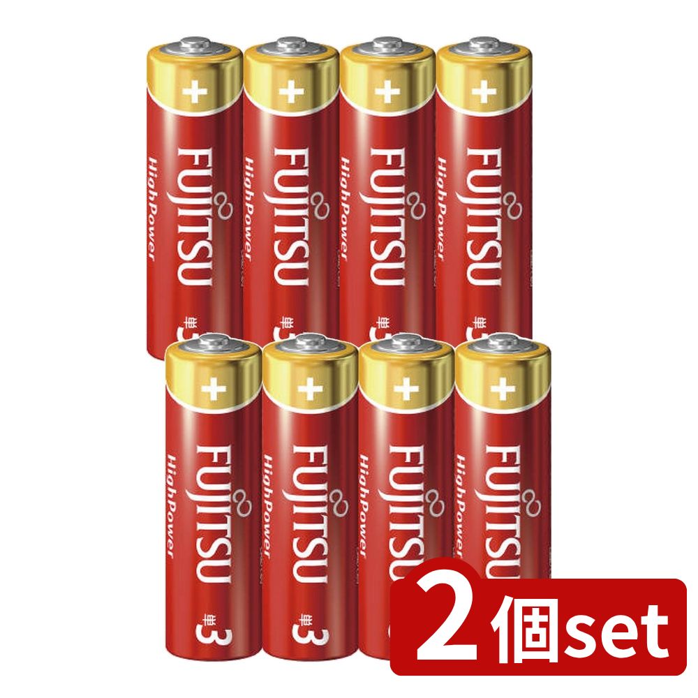 【2個セット】 FDK 富士通ハイパワー単3 LR6FH(4S) [単品内容量/4本] | FUJITSU 単3電池 ハイパワー 電..
