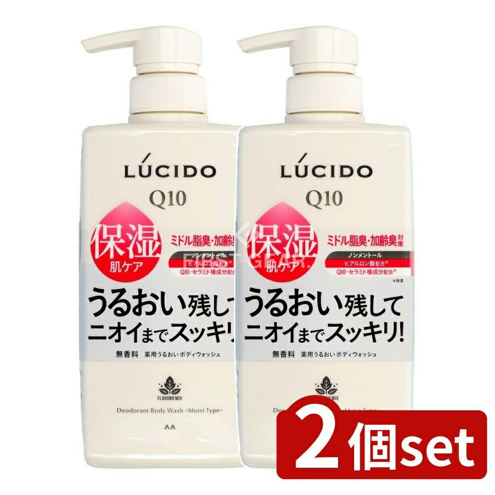 【2個セット】 マンダム ルシード 薬用 デオドラント ボディウォッシュ うるおいタイプ [単品内容量/450ml] | マンダム デオドラント ボディウォッシュ ルシード 男性化粧品 ボディソープ 医薬部外品 うるおいタイプ 男性用ボディウォッシュ