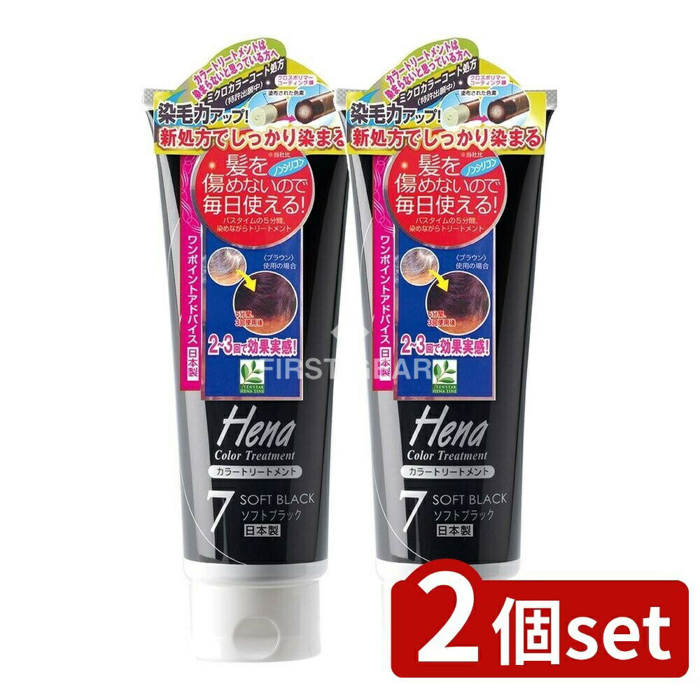 【2個セット】 ミマスクリーンケア テンスターカラートリートメント ソフトブラック [単品内容量/250g]..