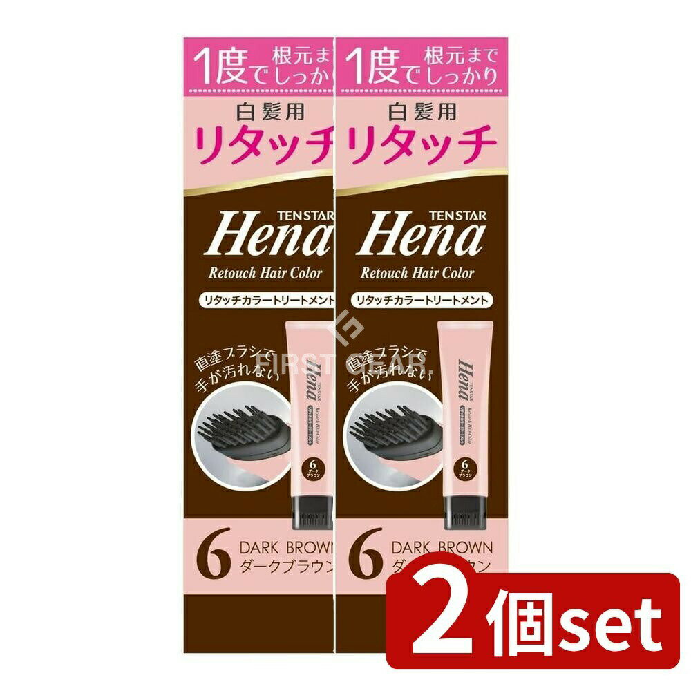 【2個セット】 ミマスクリーンケア テンスターヘナ リタッチカラートリートメント ダークブラウン [単..