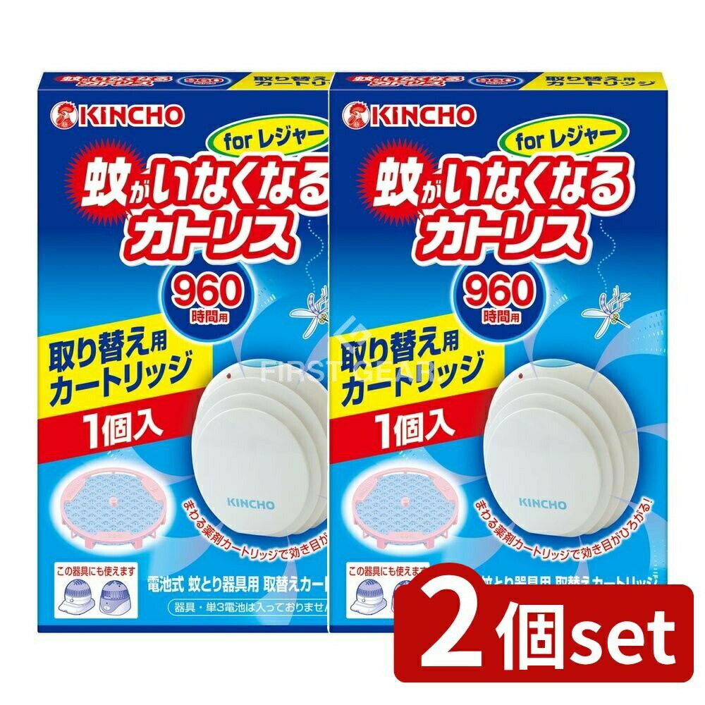 ＼レビュー特典有／【2個セット】 大日本除虫菊 蚊がいなくなるカトリス 蚊よけ 電池式 forレジャー 取..