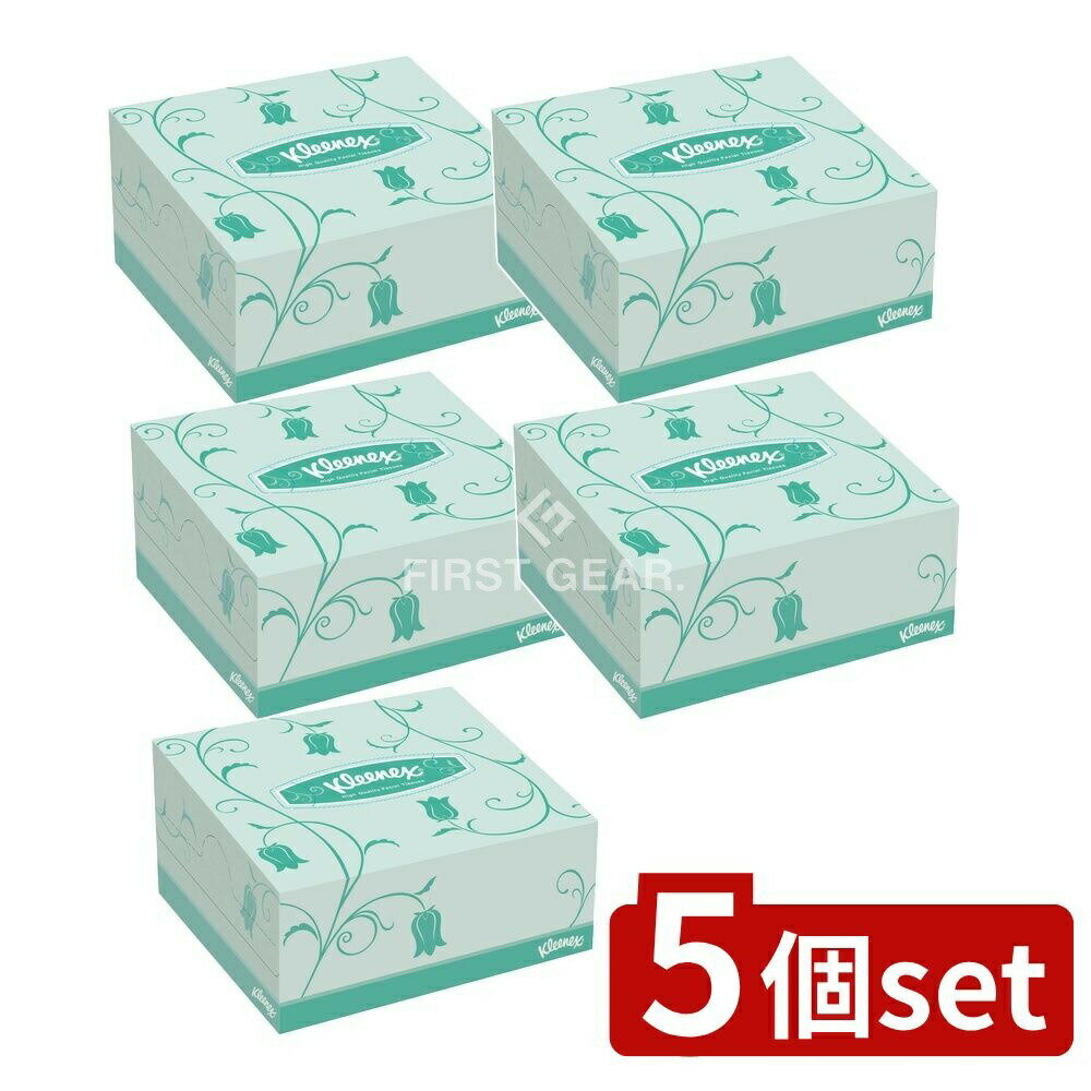 ＼レビュー特典有／【5個セット】 日本製紙クレシア クリネックスティシューハーフ100W1/2カット [単品..