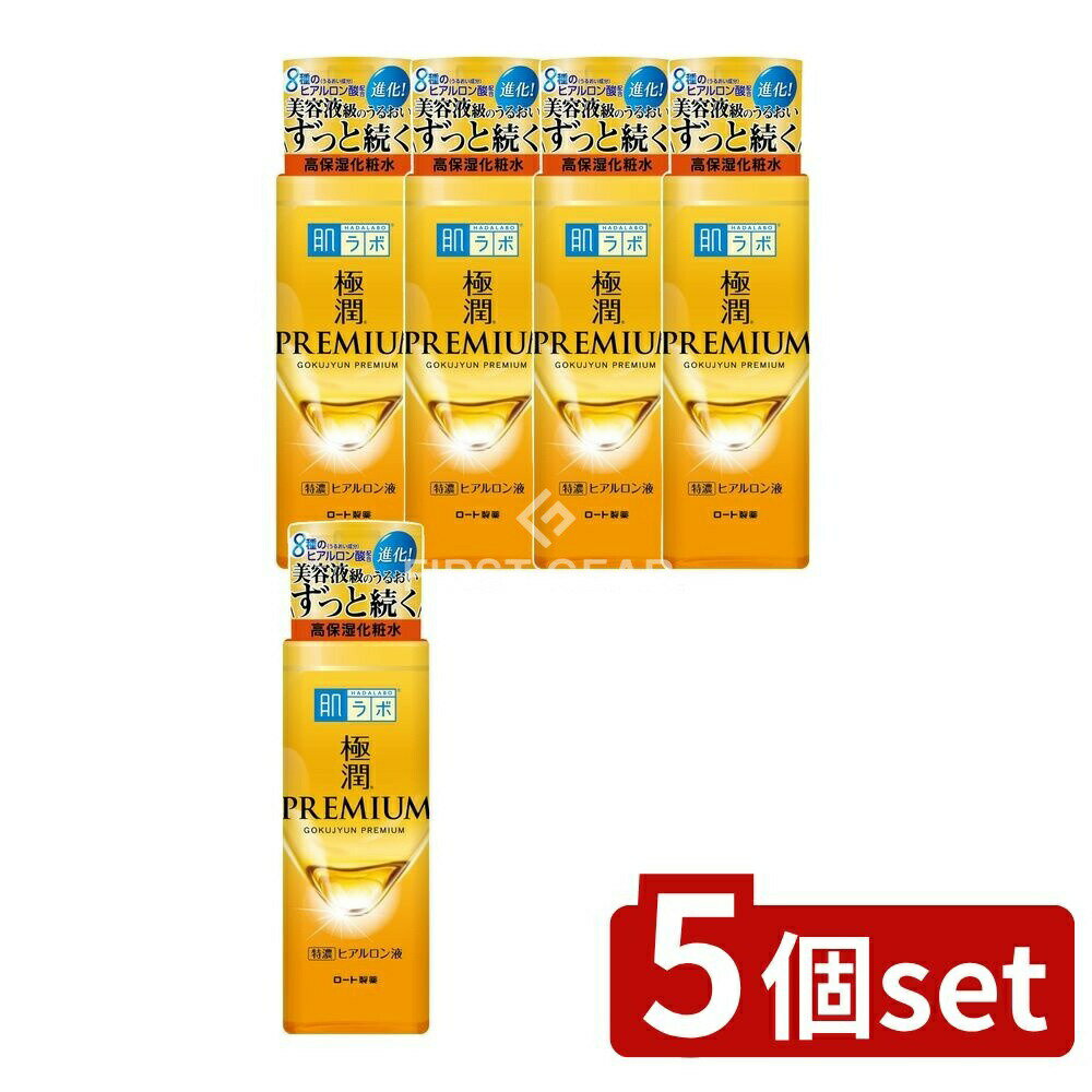 ＼レビュー特典有／【5個セット】 ロート製薬 肌ラボ 極潤 プレミアム ヒアルロン液 [単品内容量/170ml..