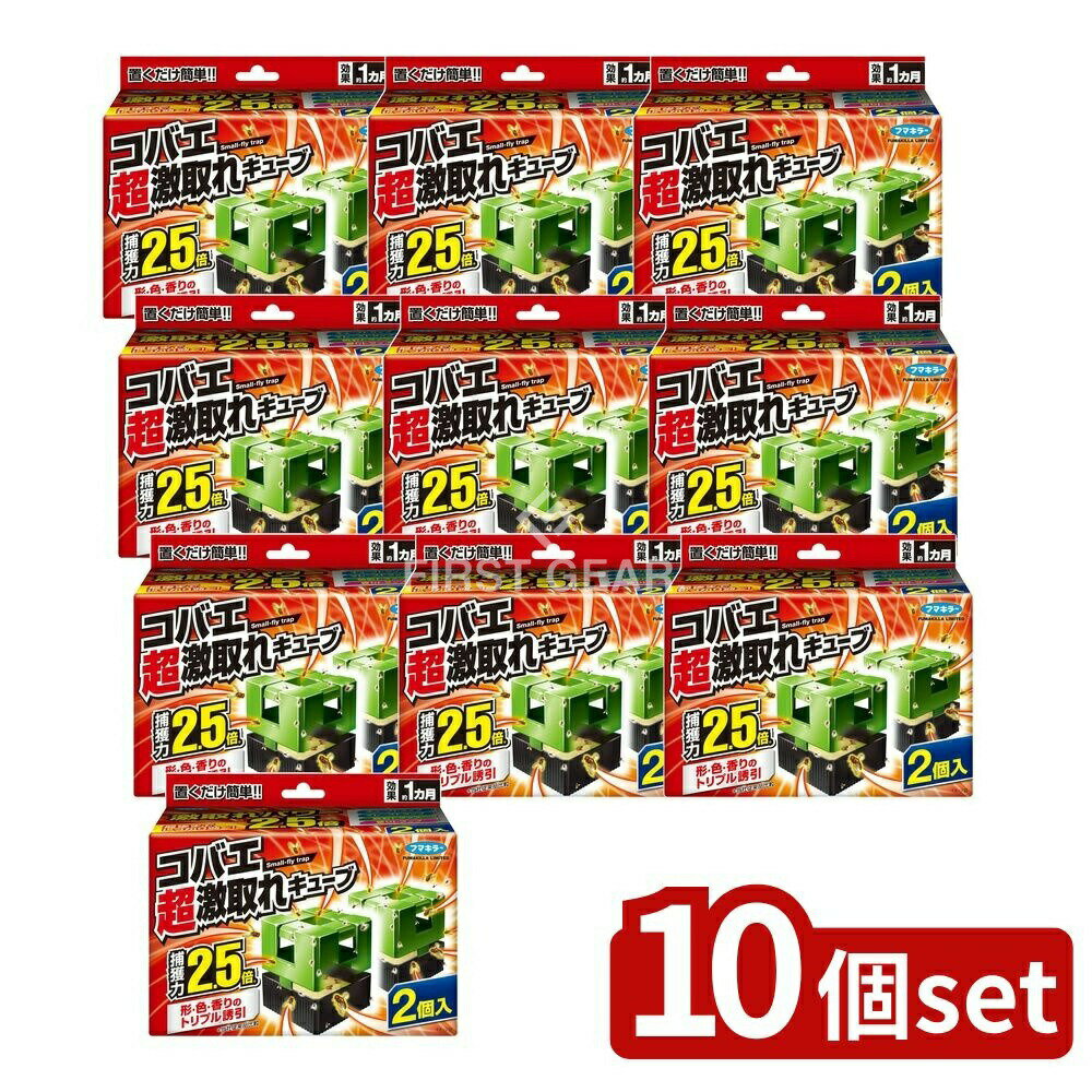 【10個セット】 フマキラー フマキラ- コバエ超激取れキューブ [単品内容量/2個] | フマキラー コバエ ..