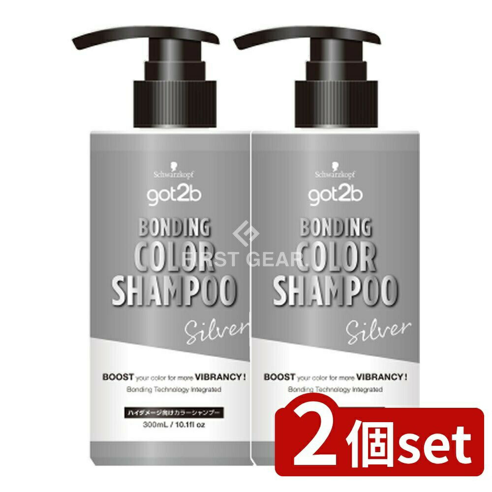 ＼レビュー特典有／【2個セット】 ヘンケル got2b ボンディング・カラーシャンプー シルバー [単品内容..