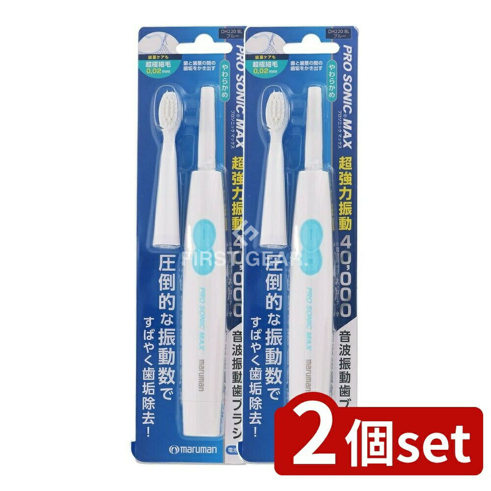 ＼レビュー特典有／【2個セット】 マルマン プロソニックMAX本体 ブルー [単品内容量/1本] | マルマン ..