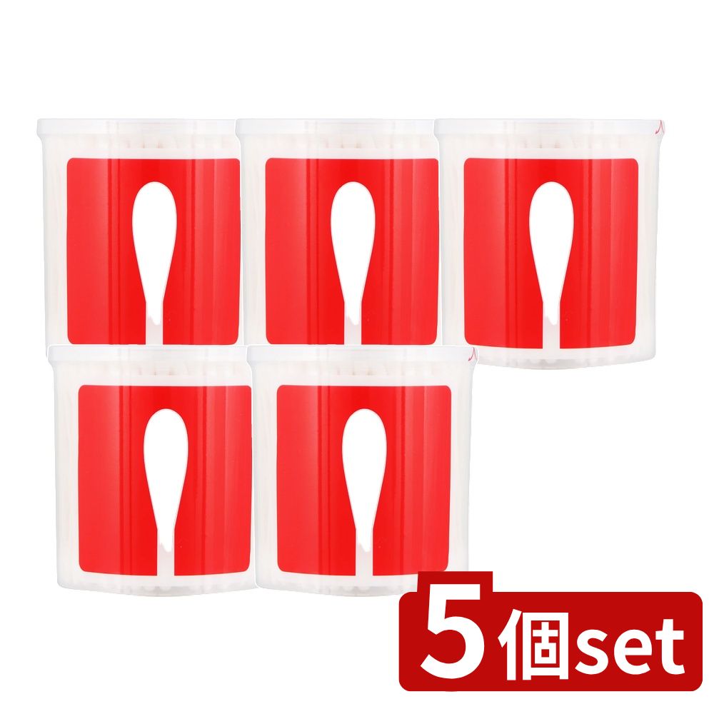 ＼レビュー特典有／【5個セット】 平和メディク UD綿棒普通軸ケース [単品内容量/200本] | 綿棒 ユニバ..