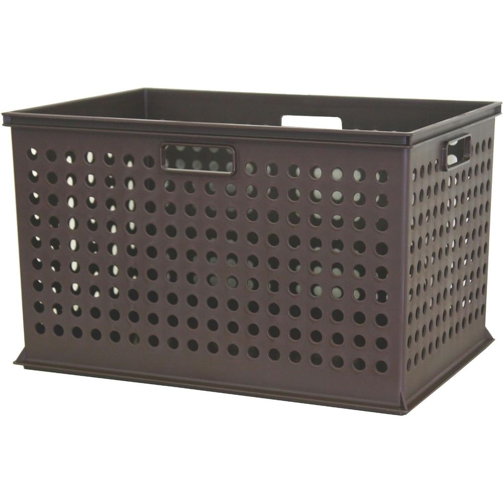 平和 平和 インナーボックス深型 ブラウン | インナーボックス 深型 ブラウン カラーボックス ボックス 整理ボックス 収納ボックス プラスチックボックス 収納ケース 日本製 収納 カラーボックス用 平和工業 収納用品 おしゃれ シンプル収納 整理 整頓 調味料入れ