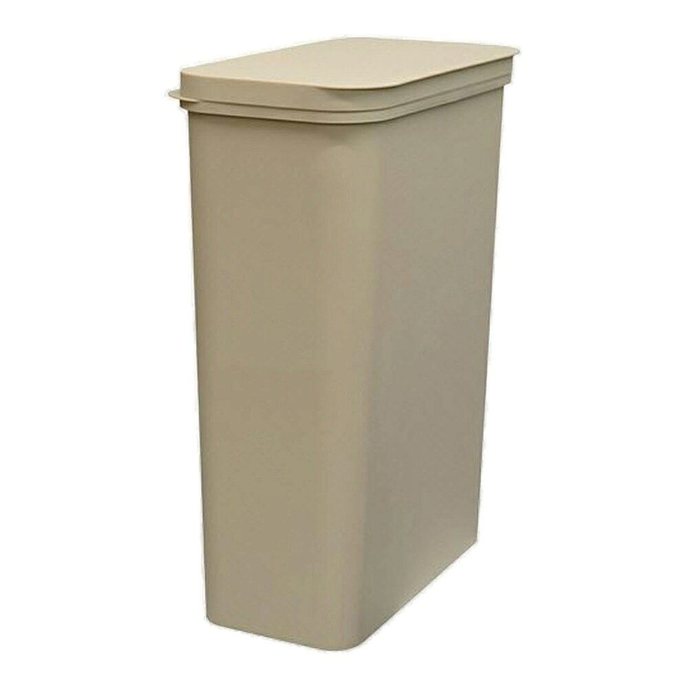 【箱売り 4個セット】 SIMPLE DUST BOX 42? 横開き(ベージュ) | ゴミ箱 ダストボックス 42L シンプル 横開き ベージュ 小久保工業所 家庭用 キッチン用 オフィス用 スリム 可愛い おしゃれ 整理整頓 分別収納 収納用品 [2]