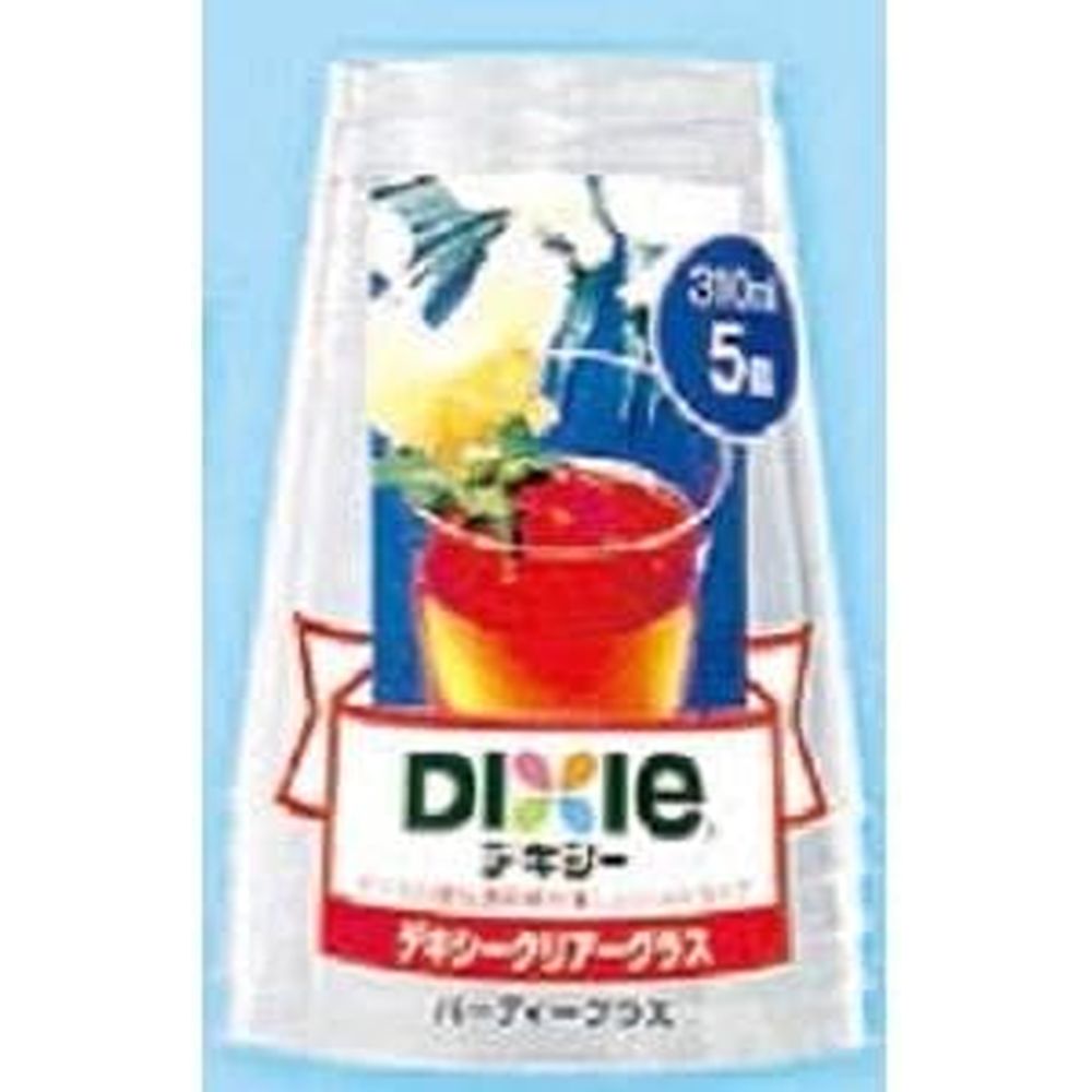 日本デキシー クリアグラスパーティー310ml 5P | クリアグラス パーティー グラス 310ml 5P パーティー..