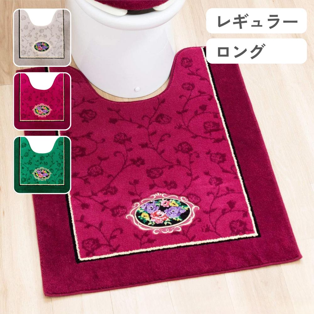 選べる シェニールロゼ トイレマット 60×63・85×67 ロング 各種 | トイレマット 日本製 おしゃれ エレ..