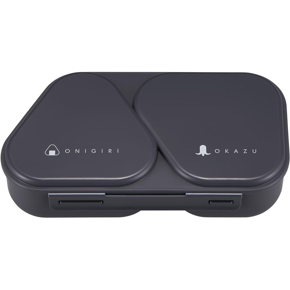 オーエスケー O/G) おにぎりランチケース LS-16 BK | おにぎりランチケース 大きめ ブラック 弁当箱 押し型付 抗菌 電子レンジ対応 日本製 おにぎり ランチボックス 時短 おかず入れ 625ml ポリプロピレン コンビニおにぎり 食品保存 おにぎり作り