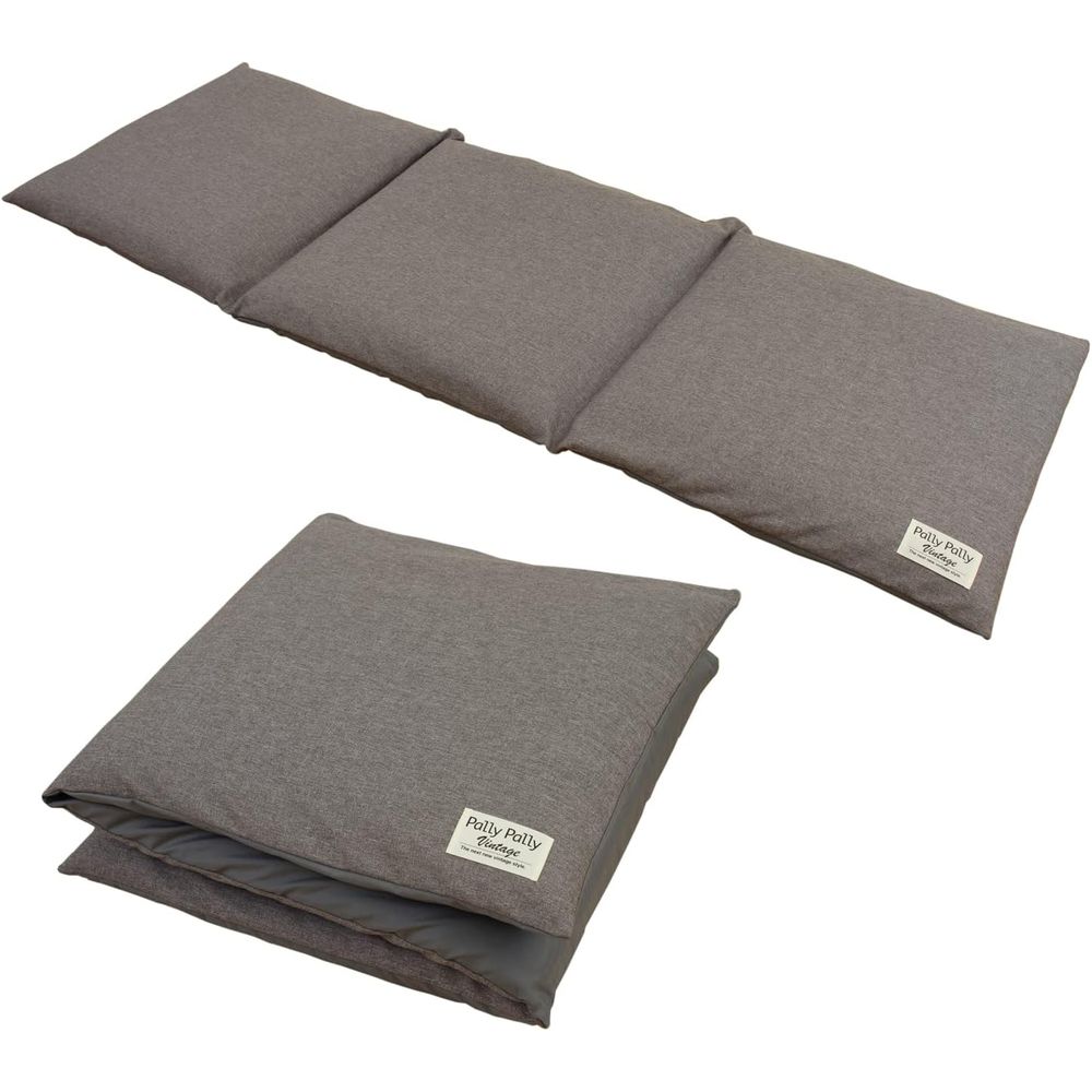 サンベルム ごろ寝クッションになる座布団収納袋GY | ごろ寝クッション クッションカバー 収納袋 サン..