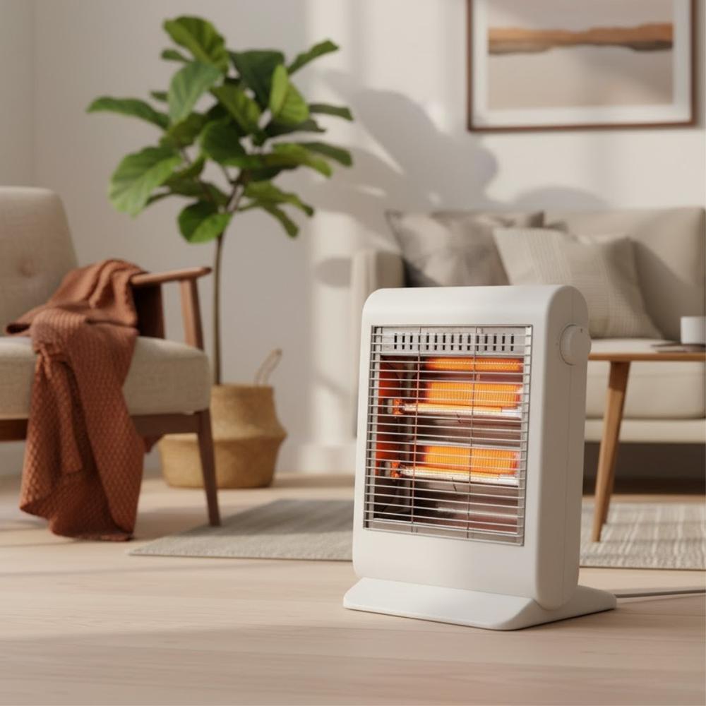 SKJ-WM60CW 横2灯カーボンヒーター | カーボンヒーター エスケイジャパン SKJ-WM60C-W 軽量 コンパクト..