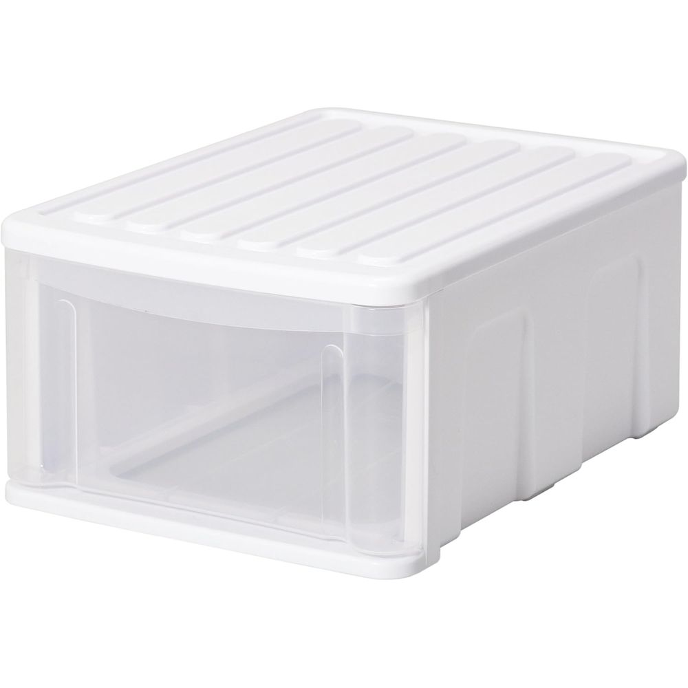 サンコープラスチック A4-FW シンクセルト | A4収納ケース シンクセルト 文具 収納 小物収納 書類整理 積み重ね可能 クリアファイル対応 日本製 ポリプロピレン 引き出し 仕分け インデックスシール 小物整理 ケース おしゃれ シンプル スタッキング