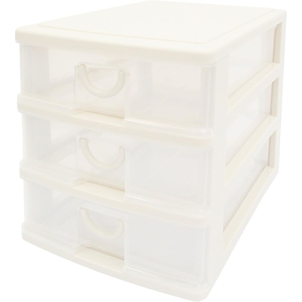 サンコープラスチック サンコーPC エルピス AF-403 W | エルピス サンコー A4収納 引き出し 3段タイプ ..