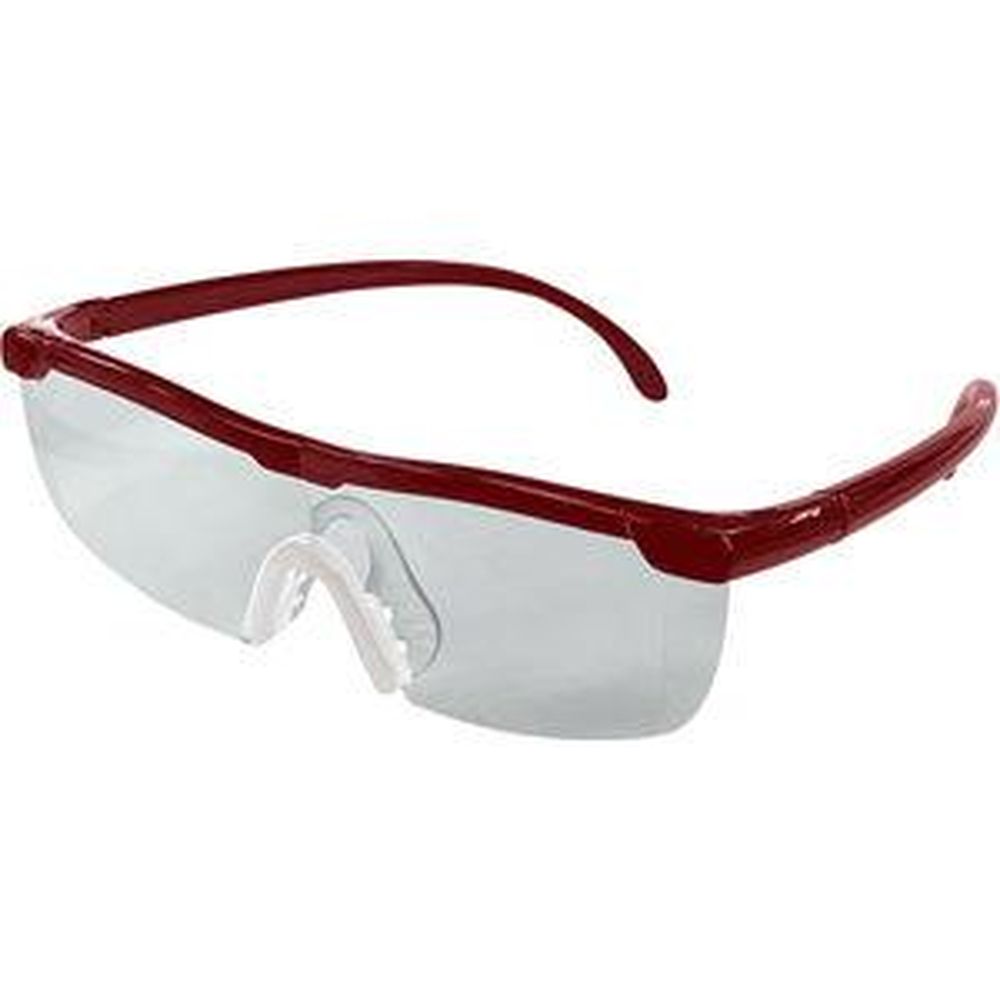 トレードワン メガネ型拡大ルーペ ワインレッド | メガネ型拡大ルーペ トレードワン ワインレッド 眼鏡..